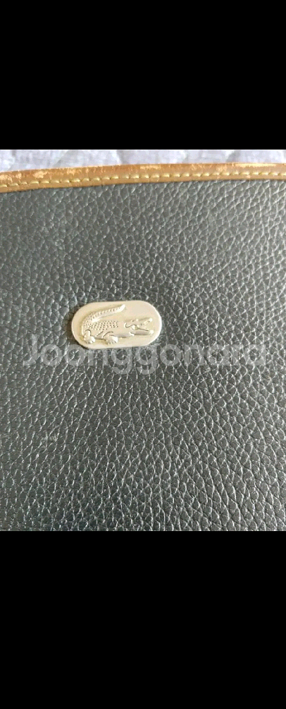 남녀공용 라코스테 소가죽 클러치백 파우치 지갑 손가방--8