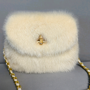 밍크 퍼 체인백 밍크가방 리얼밍크
