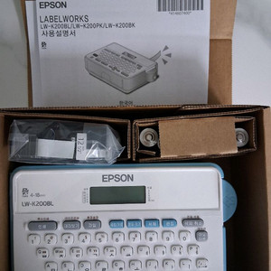 새상품 미개봉 엡손 라벨프린터 LW-K200BL 라벨지 추가증정