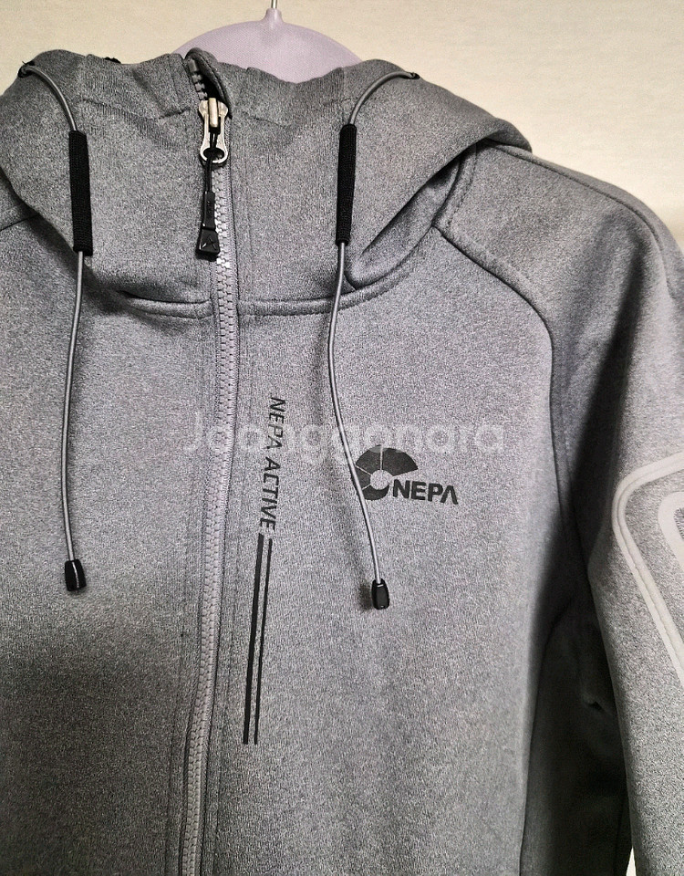 95) 여성 네파 기모 도톰 후드집업--5