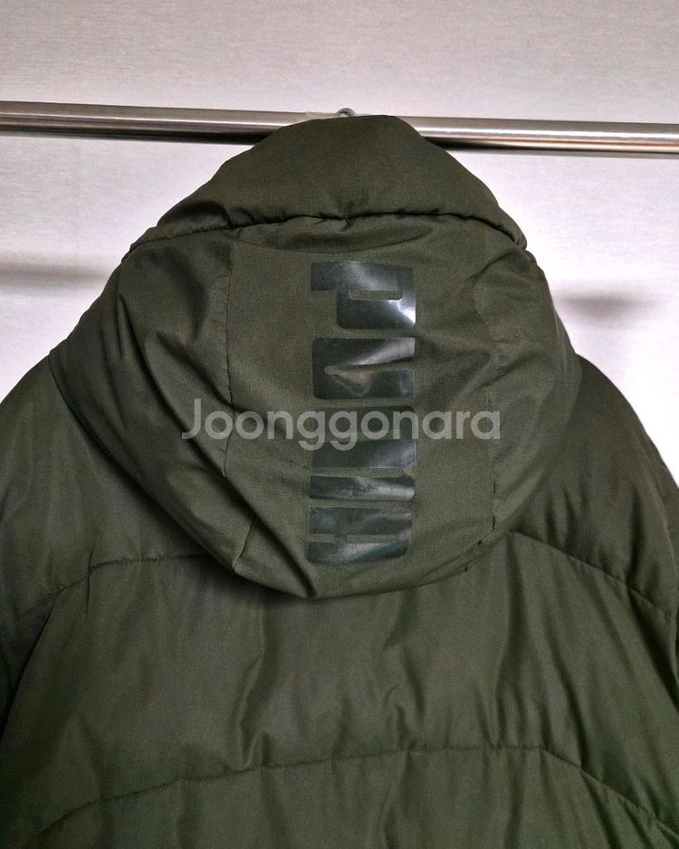 푸마 롱패딩 XL 카키--3