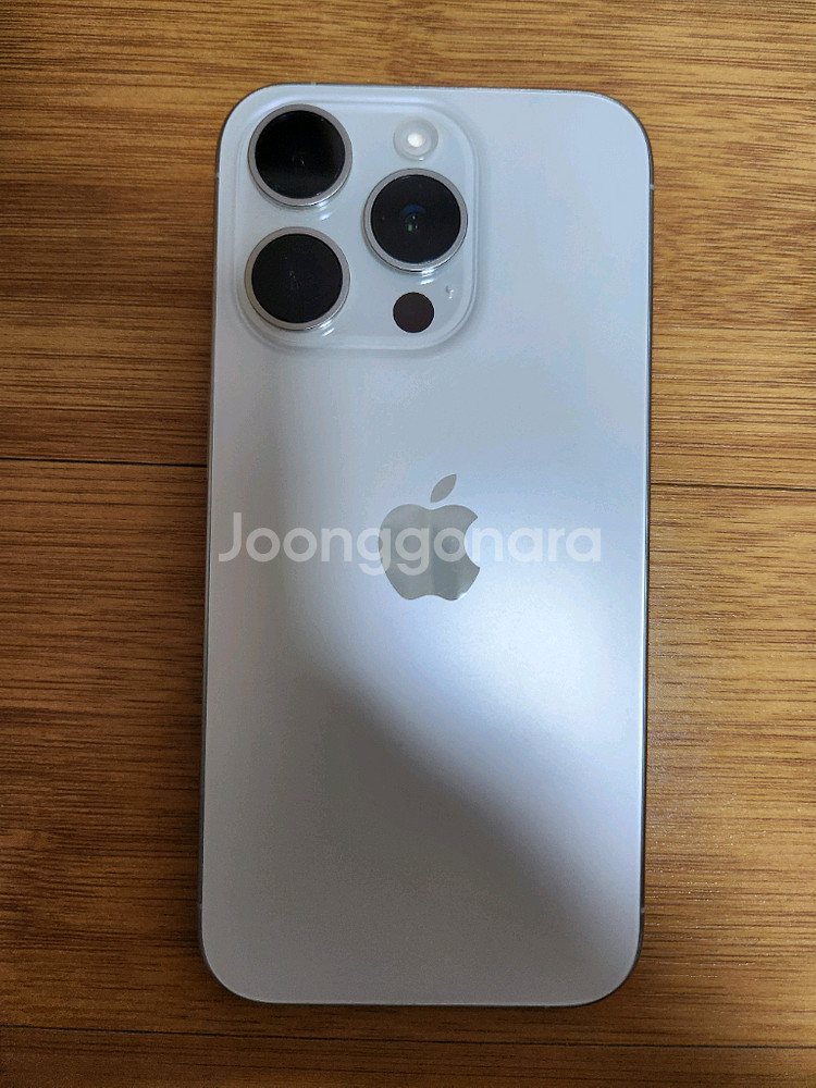 아이폰 15프로 화이트 티타늄 512GB--0