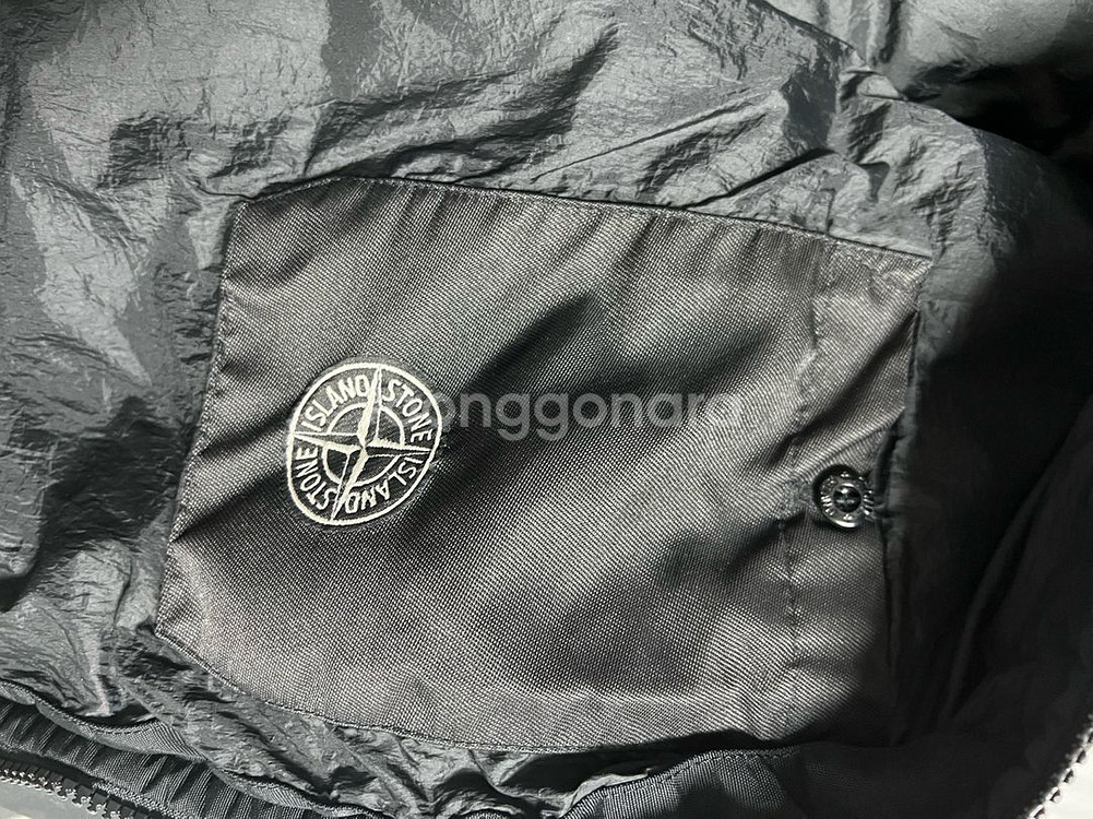 [xxl] 19fw 스톤아일랜드 크링클랩스 패딩 블랙--5