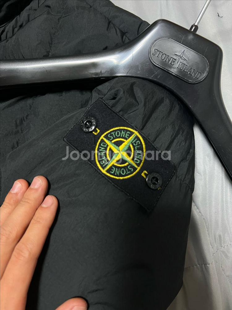 [xxl] 19fw 스톤아일랜드 크링클랩스 패딩 블랙--1