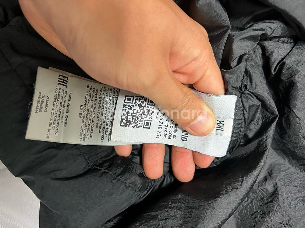 [xxl] 19fw 스톤아일랜드 크링클랩스 패딩 블랙--6