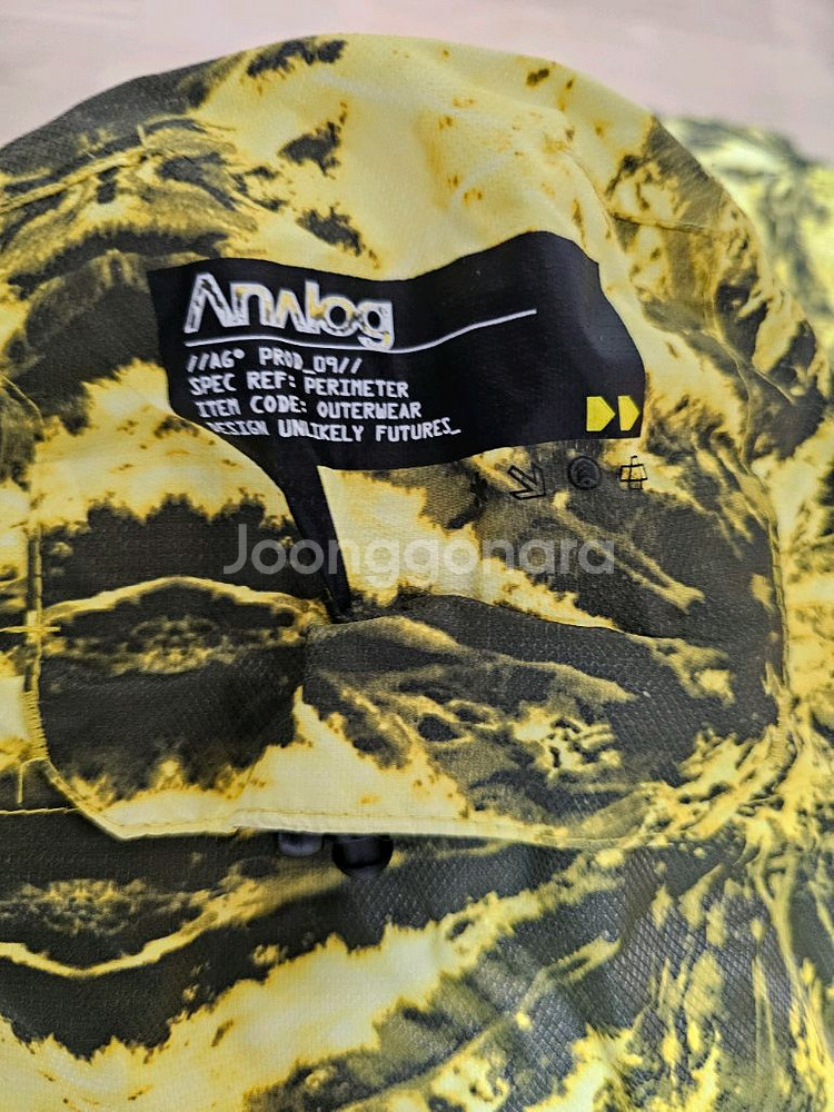 버튼 아날로그 라인 윈드브레이커 M--5