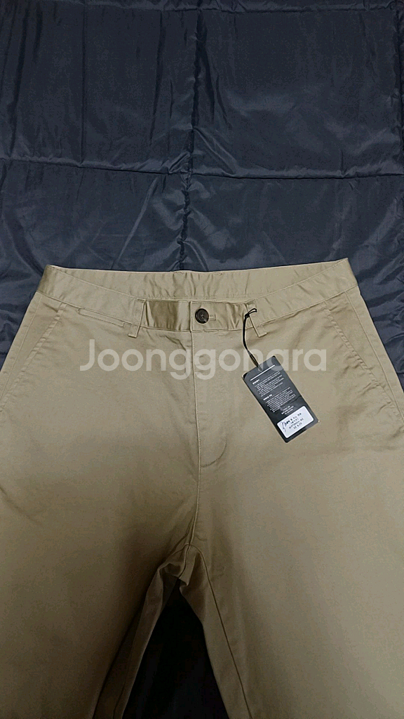 무신사 미사용 스판면바지 32인치 기장105--2