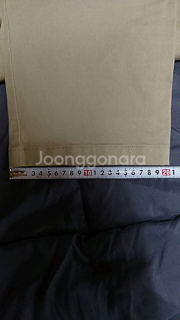 무신사 미사용 스판면바지 32인치 기장105--8