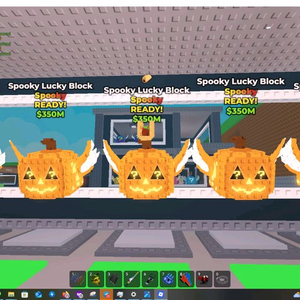 브레인롯즈 훔치기 스푸키 럭키블럭 7개