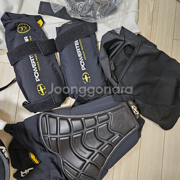 여성 스노우보드 스키복 헬멧 엉덩이 보호대 파워텍터--4