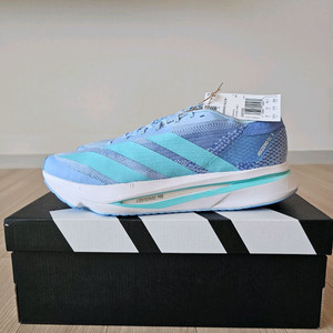 275 새제품) 아디제로 SL2 아쿠아 블루 런닝화 남자 270~275