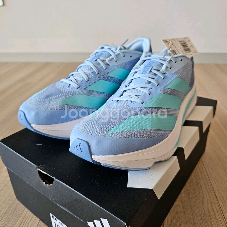 275 새제품) 아디제로 SL2 아쿠아 블루 런닝화 남자 270~275--2