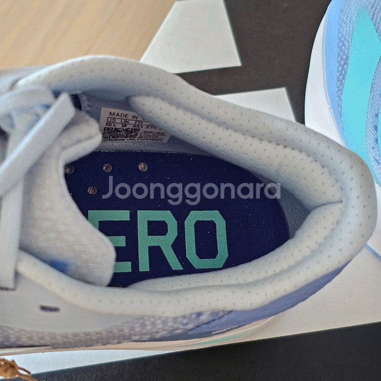 275 새제품) 아디제로 SL2 아쿠아 블루 런닝화 남자 270~275--7