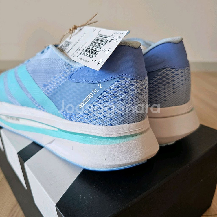 275 새제품) 아디제로 SL2 아쿠아 블루 런닝화 남자 270~275--3