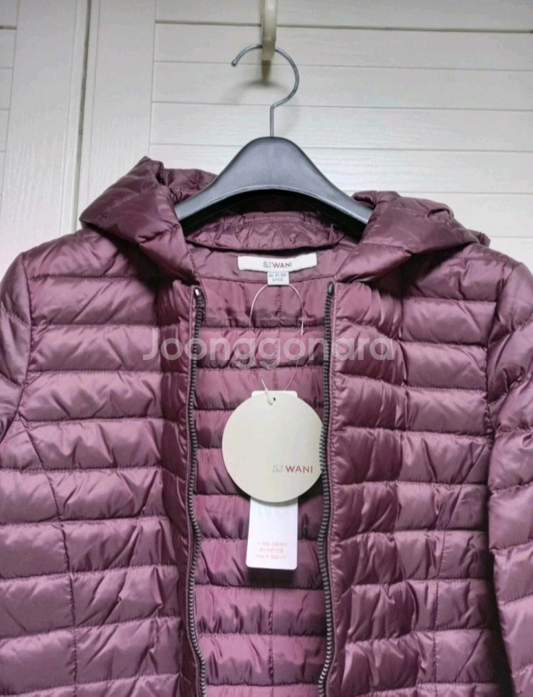 SJ WANI 후드 경량 구스다운(55) ㅡ새상품--1