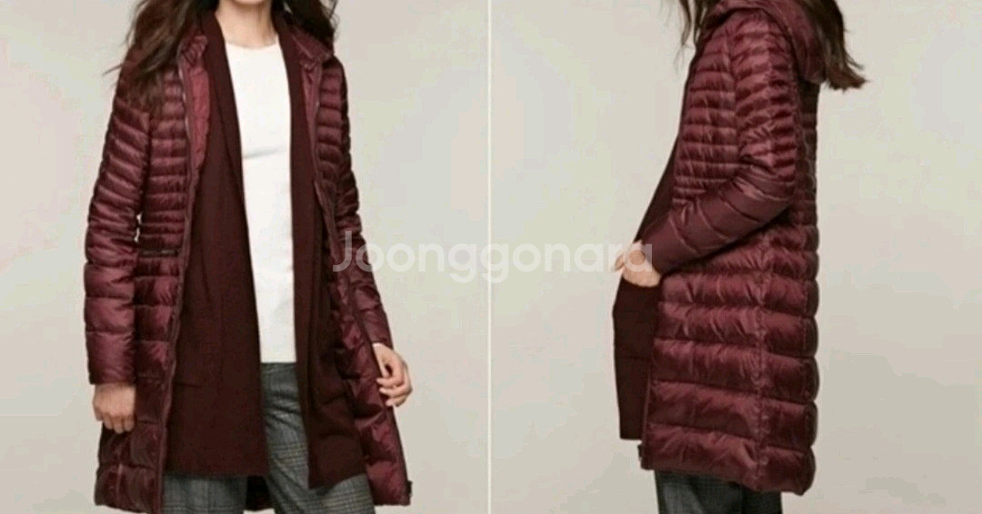 SJ WANI 후드 경량 구스다운(55) ㅡ새상품--8