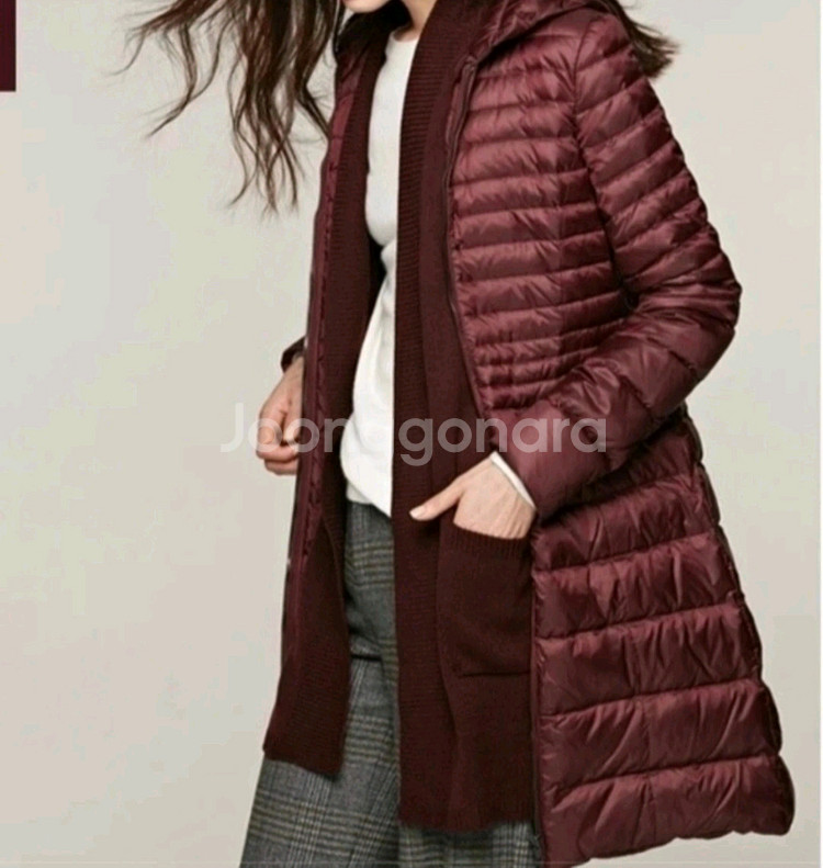 SJ WANI 후드 경량 구스다운(55) ㅡ새상품--6