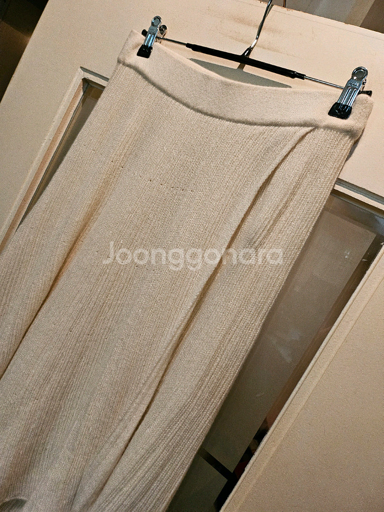 바네사브루노아떼 밴딩 니트 롱스커트 S--2