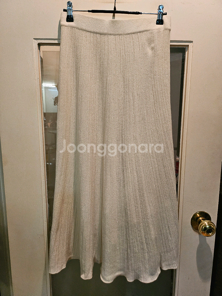 바네사브루노아떼 밴딩 니트 롱스커트 S--3