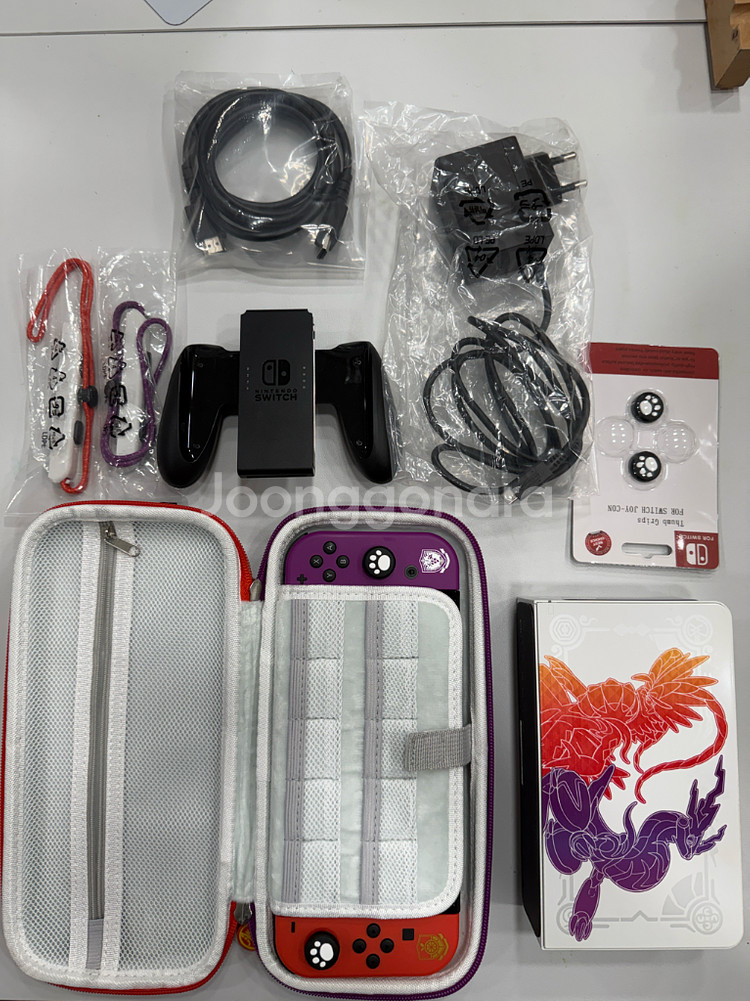 닌텐도 스위치 OLED 스칼렛바이올렛 에디션--0