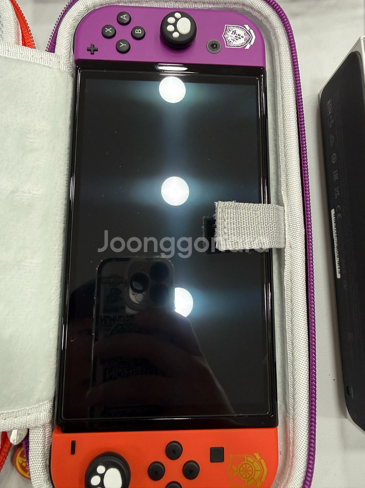 닌텐도 스위치 OLED 스칼렛바이올렛 에디션--1