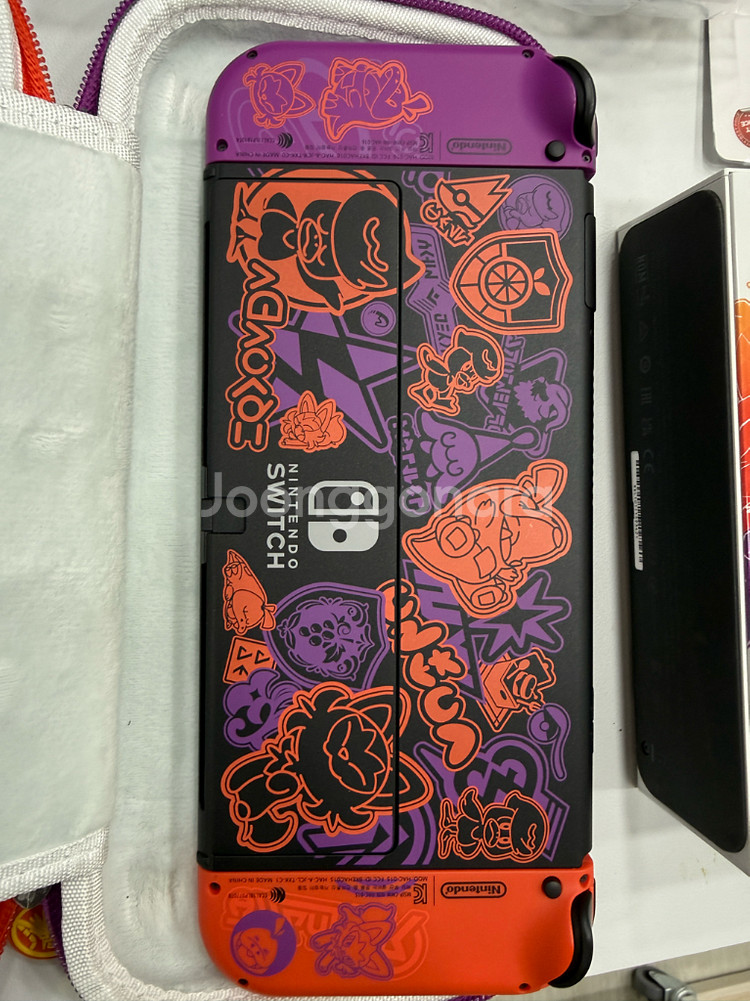 닌텐도 스위치 OLED 스칼렛바이올렛 에디션--2