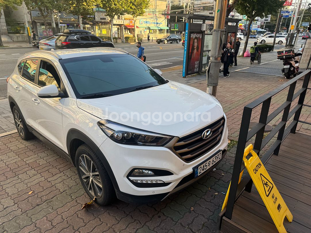 올뉴투싼 16년식 1.7디젤 116,800km dpf수리완료--4