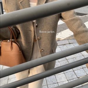 MONE 모네 보톤 스코틀랜드 울 자켓 이미지