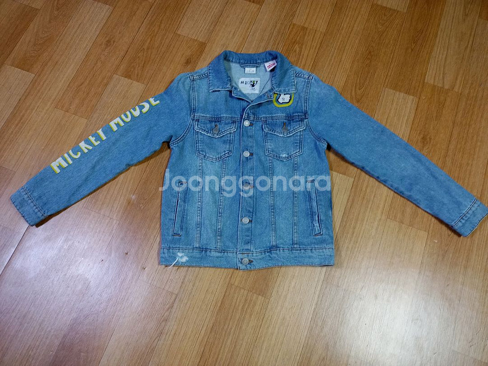 자라 키즈 미키마우스 청자켓 140--0