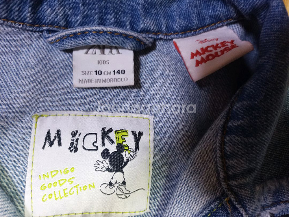 자라 키즈 미키마우스 청자켓 140--2
