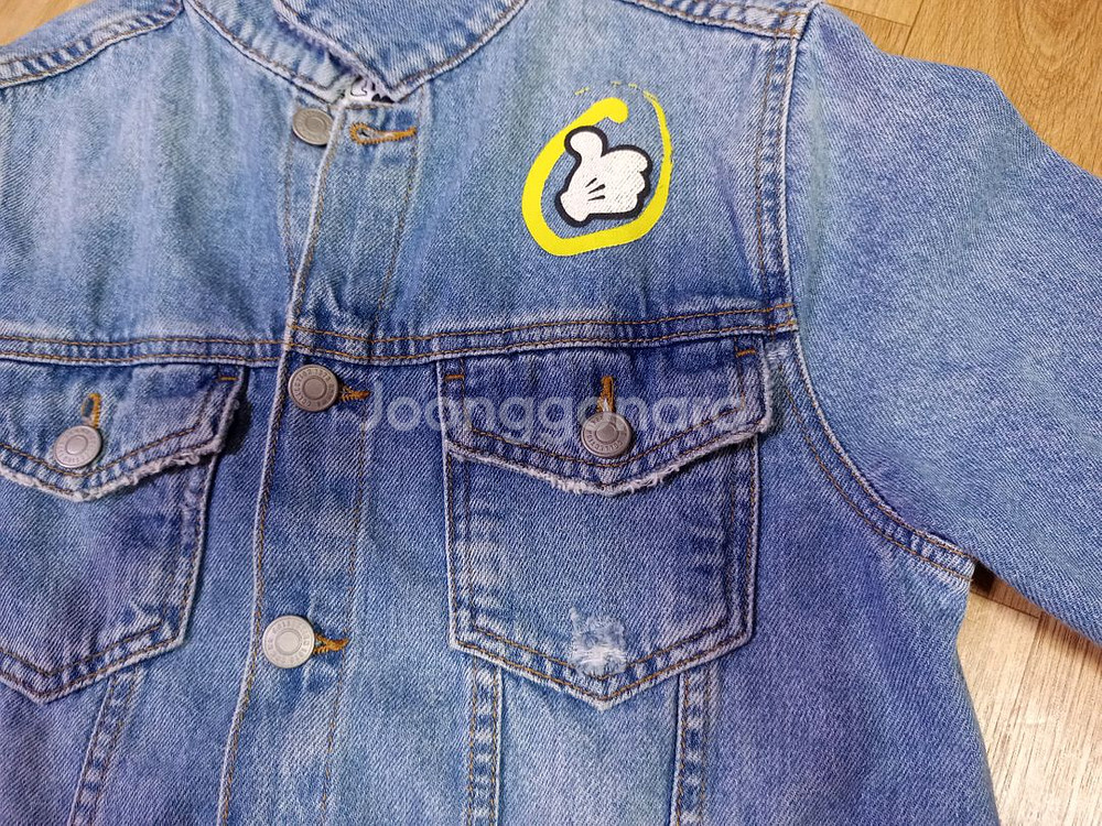 자라 키즈 미키마우스 청자켓 140--5