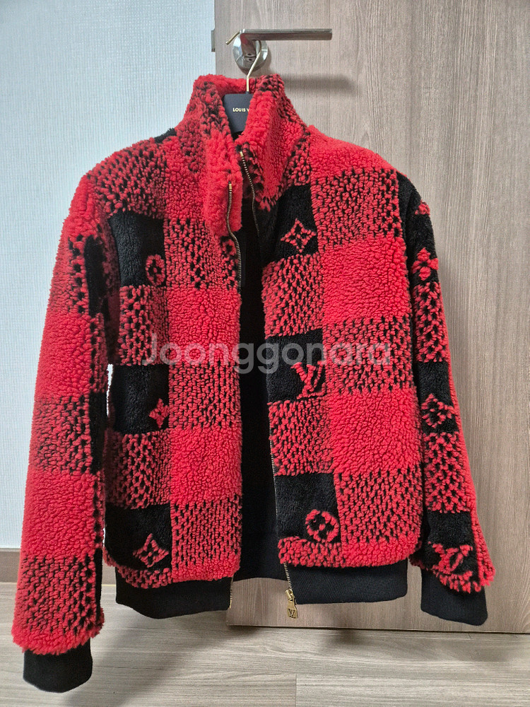 루이비통 다미에 후리스 블루종--2