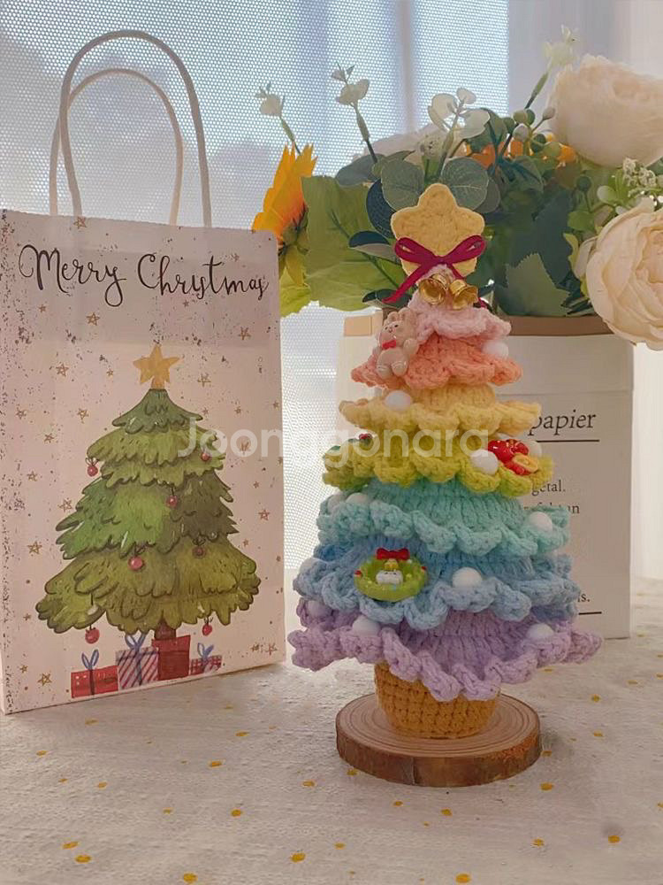 크리스마스 트리 니트 장식 세트--9