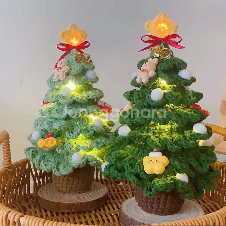 크리스마스 트리 니트 장식 세트--8