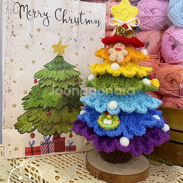 크리스마스 트리 니트 장식 세트--5