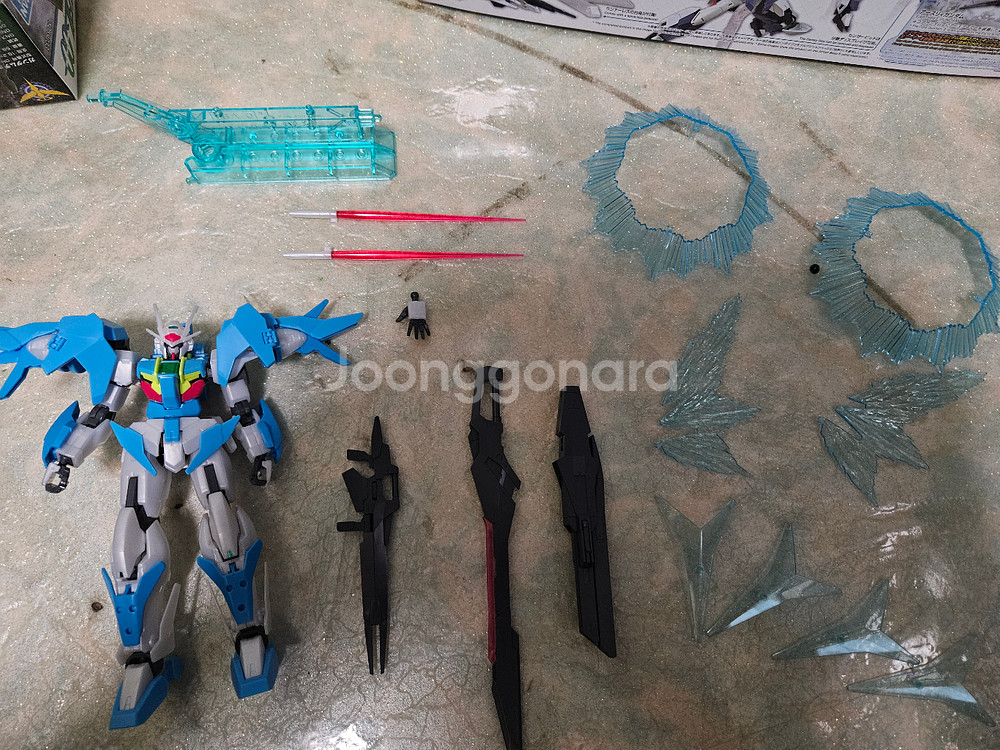 가조립 hg더블오 스카이 하이텐--0