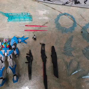 가조립 hg더블오 스카이 하이텐