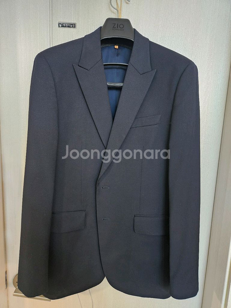 지오송지오 네이비 남색 셋업 수트 정장 면접 결혼식(1회 착용)--0