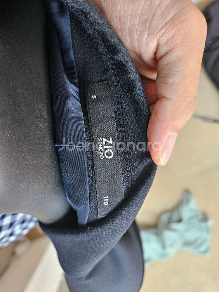 지오송지오 네이비 남색 셋업 수트 정장 면접 결혼식(1회 착용)--1