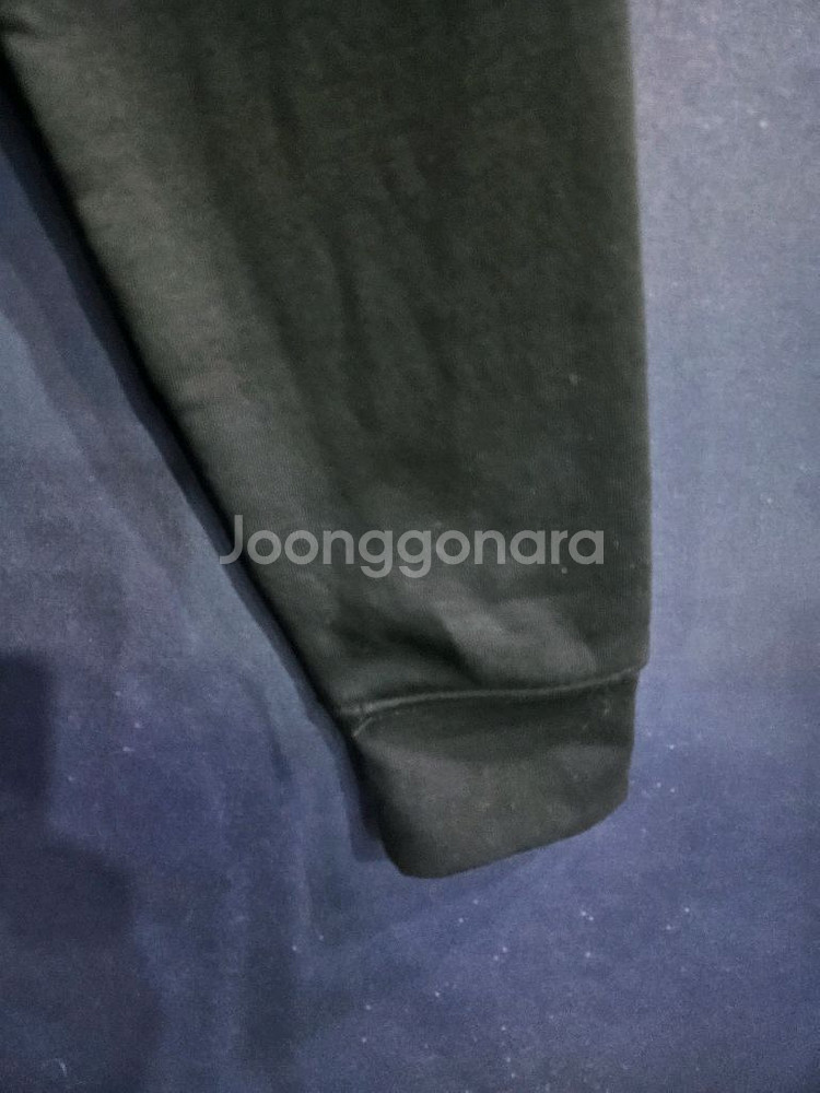 나이키 자수로고 차콜컬러 남성 100 기모 후드집업--4