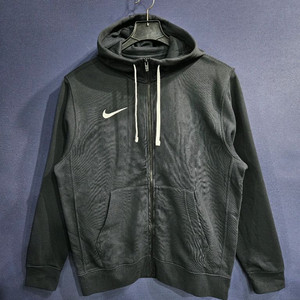 나이키 자수로고 차콜컬러 남성 100 기모 후드집업