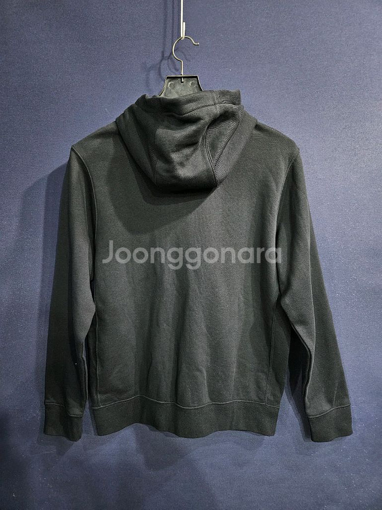 나이키 자수로고 차콜컬러 남성 100 기모 후드집업--1