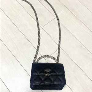 샤넬 코코로고 탑핸들 크로스백