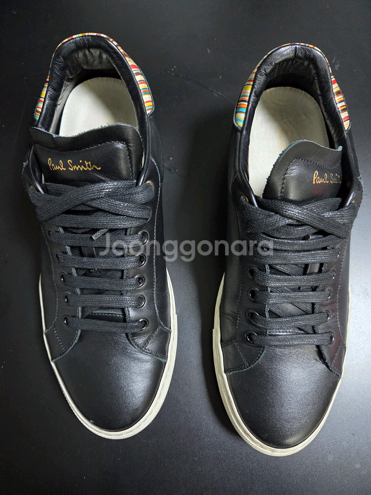 정품 블랙 폴스미스 스니커즈 41 (국내 265~270) 판매 합니다.--0