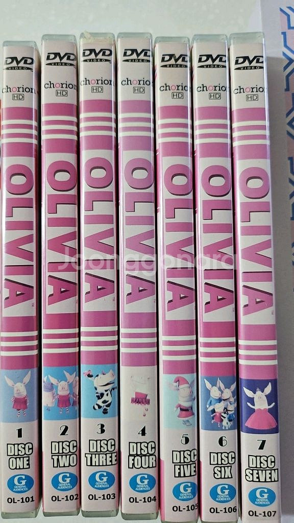 (택포)올리비아 영어교육용 DVD--0