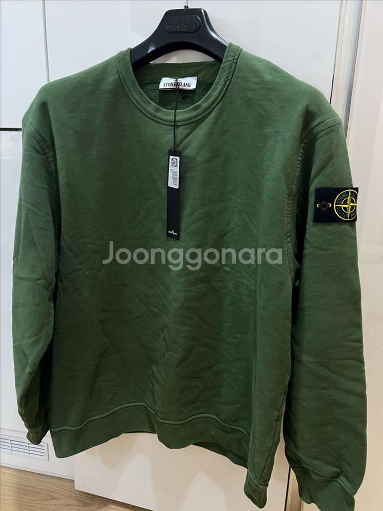 22fw 스톤아일랜드 그린맨투맨 xl (새상품급)--0