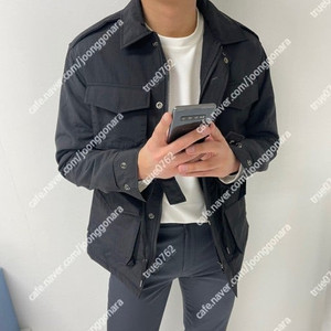 남성 코튼 셔츠 자켓