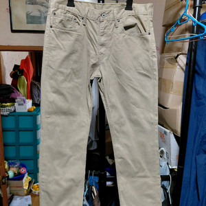 [리바이스511]슬림핏 화이트탭 치노 면바지 34사이즈