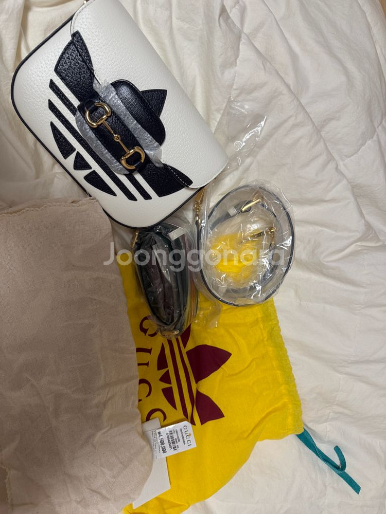 구찌 x 아디다스 콜라보 홀스빗가방 새상품--0