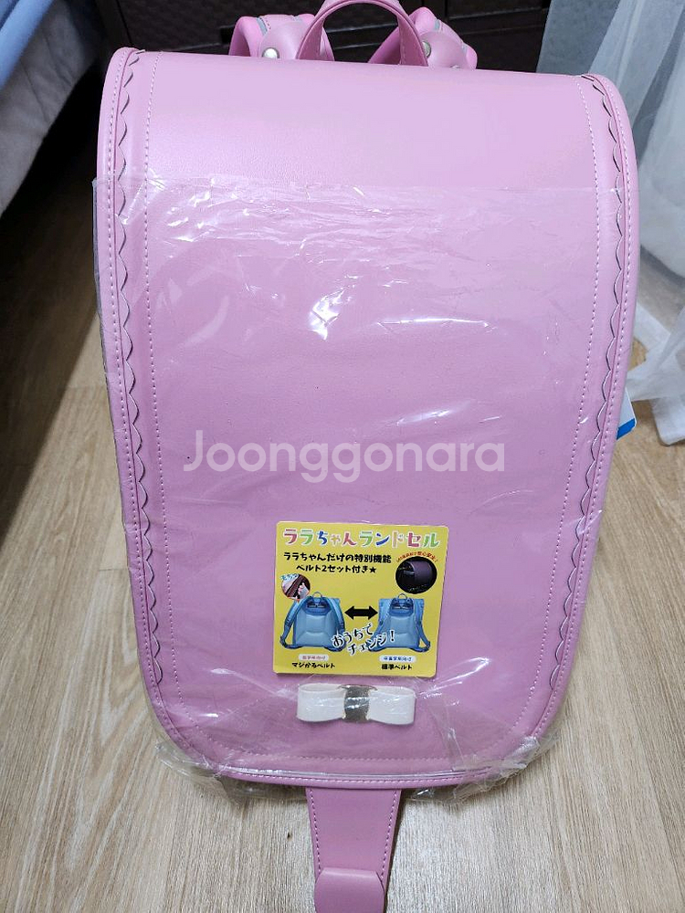 라라짱 란도셀 책가방 핑크 새상품 일본 초등학생 아동용--0